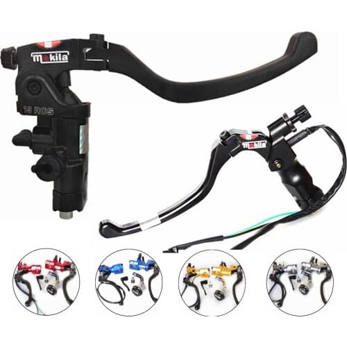 7/8'' 22MM Universal 19RCS Motorcycle CNC Aluminum Mirror Clamp Radial Hydraulic Brake Master Cylinder Cable Clutch Brake Lever