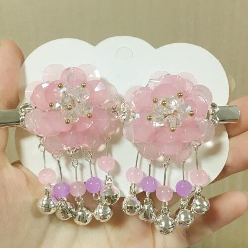 New Women Girls Colorful Resin Flower Hairpins Beautiful Hair Ornament Barrettes Headband Hair Clips Fashion Hair Accessories