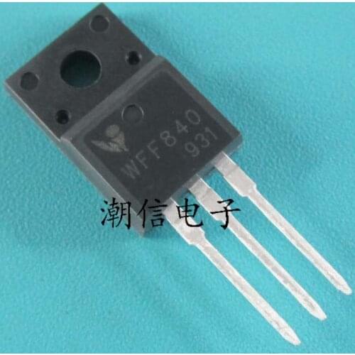 10pcs/lot WFF840 TO-220F 8A500V FET NPN Transistor