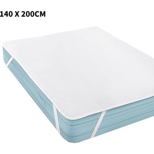 140 X 200 Cm Polyester Terry Waterproof Mattress Pad Cover Anti-mites Bed Sheet Waterproof Mattress Protector For Bed Mattress 2
