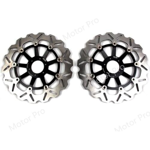 2PCS CNC Floating Rotors Brake Disc Disk For Honda VTR F SUPER HAWK 1000 1997 1998 1999 2000 2001 2002 2003 2004 2005 2006 2007