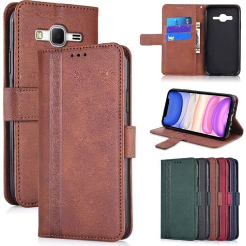 For Samsung J3 J2 Core Ace J5 Pro J7 Prime Duos Pure Cover On Samsung J6 Plus On5 On6 J310 J320 J330 J700 G532 J600 Wallet Case