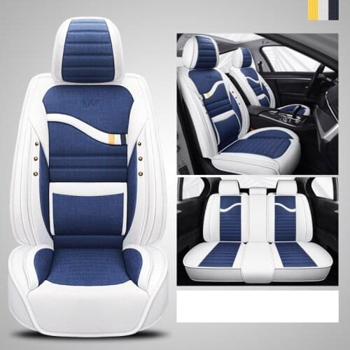 Flax car seat cover For mercedes benz w204 w124 w203 ml w163 w164 w211 e class w212 w210 w205 cls w219 gl x164 gla accessories