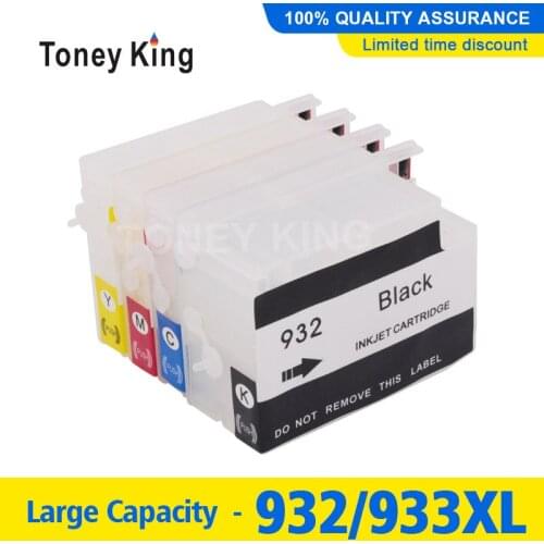 Toney King 932 933 XL Ink Cartridge For HP Officejet 6100 6600 6700 7110 7610 Printer Refill Ink Cartridge