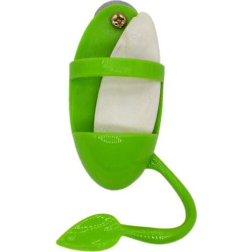 Parrot Feeder With Standing Rack Fruit Vegetable Holder Plastic Hanging Food Container Cage Accessories Pet Bird Supplies