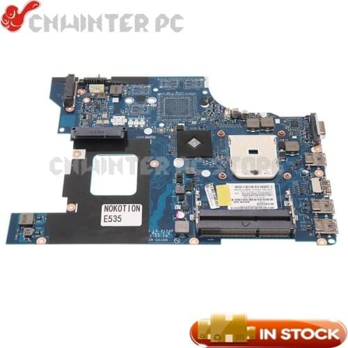 NOKOTION QALEB LA-8124P FRU 04Y1187 MAIN BOARD For Lenovo E535 Laptop Motherboard Socket FS1 DDR3