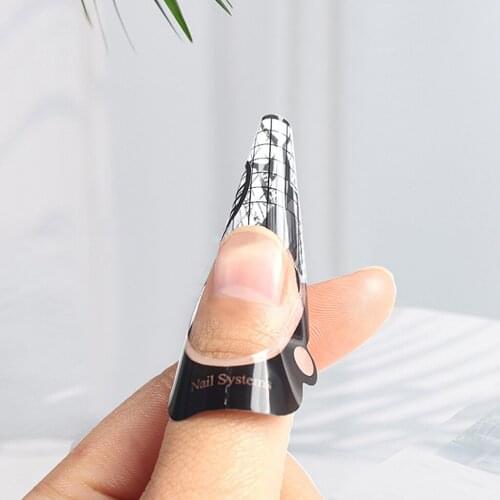 500 Pcs Nail Forms for Acrylic Nails Nail Sticker for Extension Guide Acrylics Nail Tip Extension Stickers