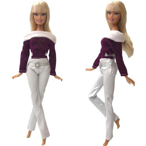 NK One Set Handmade Doll Dress For Barbie Doll Fashion Dress Party noble Gown Doll Accessories 59F DZ