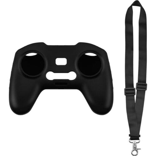 Suitable For -Dji Fpv Remote Control Silicone Sleeve Combo Through Machine Handle Protection Cover Lanyard Lanyard