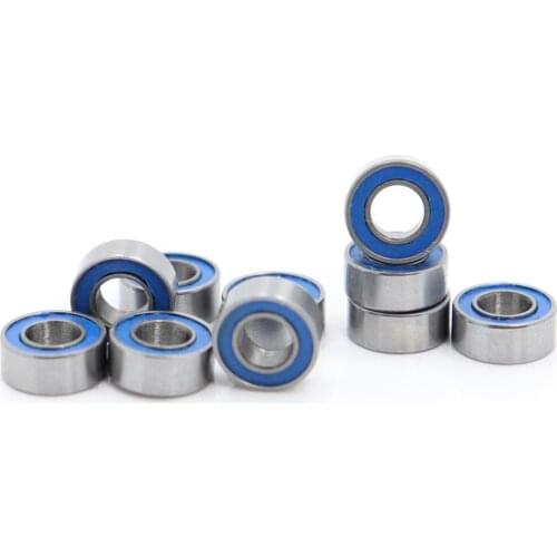 MR63-2RS Bearing ABEC-3 10PCS 3*6*2.5 mm Miniature MR63RS Ball Bearings Blue Sealed L-630DD MR63 RS 2RS