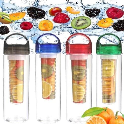 700mL Drink Bottle Portable Leak-proof Unbreakable Sport Travel Fruit Kettle Water Bottle Cycling Camping Bottle