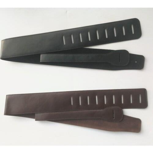 Adjustable Guitar Strap Belt PU Leather Acoustic Folk Electric Bass Guitar Belt