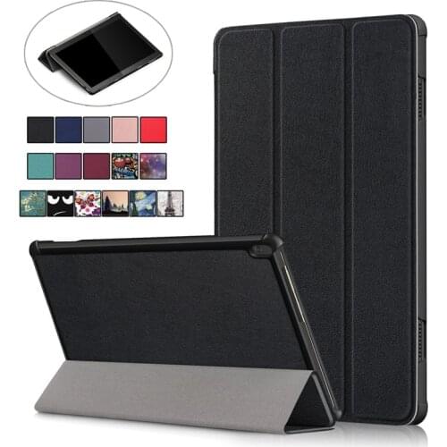 Tablet For Lenovo M10 Case 10 1 Inch Folding PU Leather Cover Funda For Lenovo Tab M10 Case TB X505F X505X X505L X605F X605L