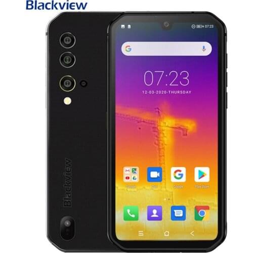 Blackview BV9900 Pro Fastest Thermal imaging Smartphone Helio P90 Android 9.0 6GB+128GB 48MP Waterproof Rugged Mobile Phone
