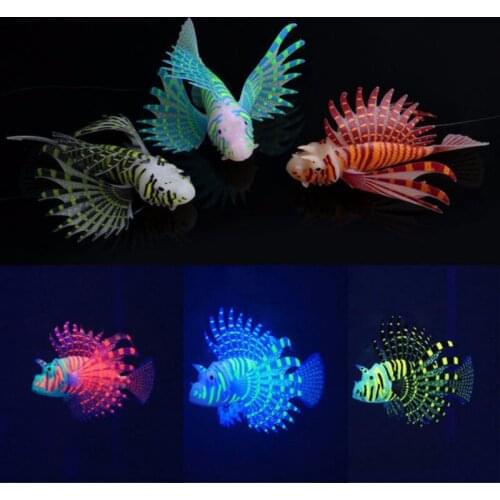Funny Artificial Aquarium Fake Fish Ornament Silicone Jewelry Fish Aquarium Decoration
