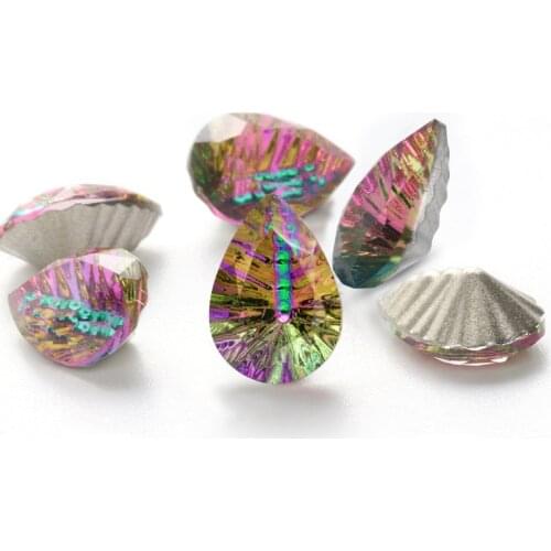 2020 New Mystic fancy stone Rhinestones Crystal glass tear stones Pointback Strass gemstones crystal decoration for clothing