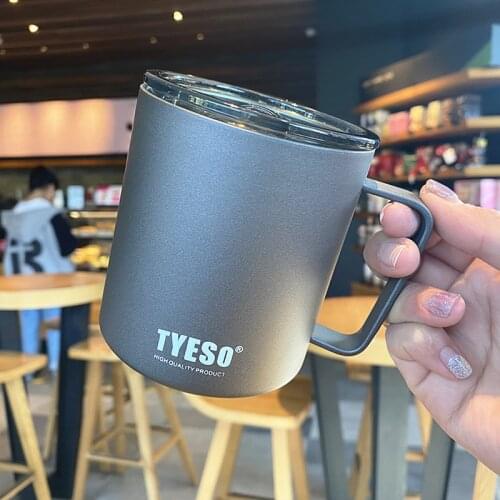 Thermos Bottle Tea Tumber Thermos 304 Stainless Steel Thermal Mug Man Office Water Cup With Handle High-end Thermal Mug Tea Cup