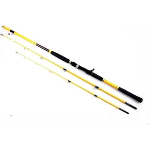 Tideliner BOAT fishing rod 2.1 m 2 tips jigging trolling spinning baitcasting rod 50/80 fishing pole Free Shipping