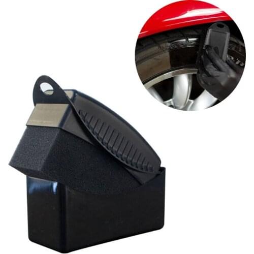 All Purpose Waxing Polishing Sponge Tire Wipe Sponge Cleaning Tool Easy Grip Handle for Vehicle Wheel Flooring