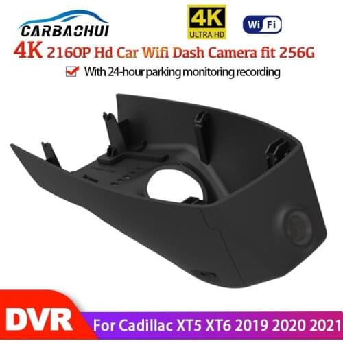 4K Driving Recorder Car Wifi DVR Dash Cam Camera Video Recorder Novatek 96670 Full HD 2160P For Cadillac XT5 XT6 2019 2020 2021