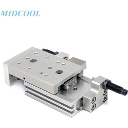 Air Cylinder HLS Series 12mm Bore HLS12 Compact Slide Cylinder Roller Bearing Pneumatic Cylinder With Magnet -S