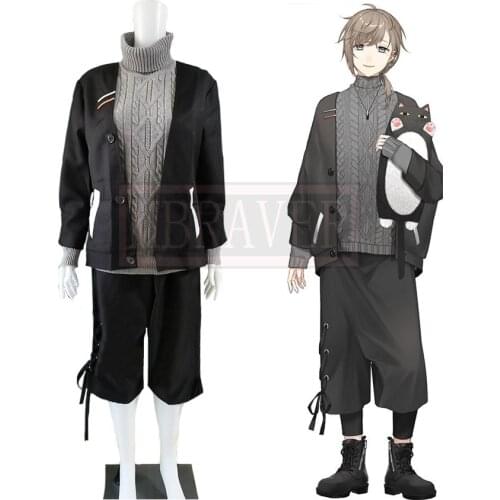 VTuber Hololive Nijisanji Loto Kanae Uniform Cosplay Daily Party Suit Costume Outfit for Halloween Carnival Party