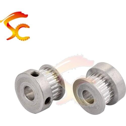 10pcs MXl 22 teeth MXl Timing Pulley 22teeth Bore 6.35mm for width 6mm MXL Timing Belt Small backlash MXL Belt