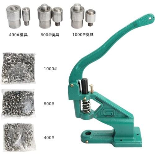 1500psc 400# 800# 1000# Eyelet Rivets Hand Pressure Dotter Eyelet Button Suit