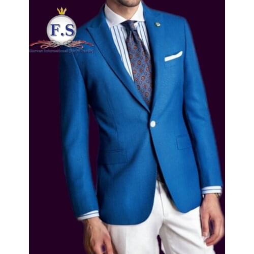 Made to measure with super cotton 2pc casual occassion jacket + blazers