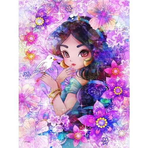 5D Diamond Painting Cartoon Princess Fantasy Art Full Diamond Embroidery Cross Stitch Embroidery Home Decoration