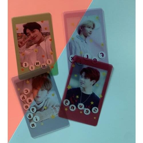 8pcs/set Kpop STRAY KIDS photocards Selfie Photo cards for fans collection Transparent Photos