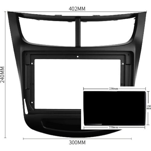 Special 9Inch Car Radio Fascia Frame Dash Panel for Chevrolet Sail 2015 2016 2017 Head Unit Car Refitting Stereo