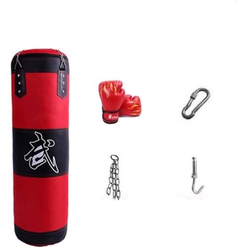 Boxing punchbag Empty Boxing Sand Bag Hanging Kick Sandbag Boxing Training Fight Karate Punch Punching Sand Bag 5pcs set