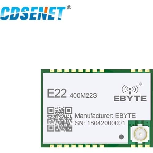 SX1268 LoRa Wireless Module Long Range Transceiver 433MHz SMD Transmitter Receiver for Smart Home Agriculture TCXO E22-400M22S