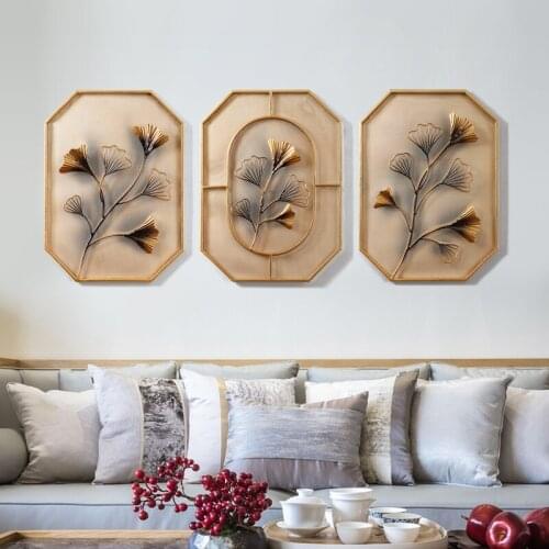 Ginkgo Biloba Pendant Kawaii Room Decor New Chinese Style Room Decoration Accessories Farmhouse Bedroom Decor Metal