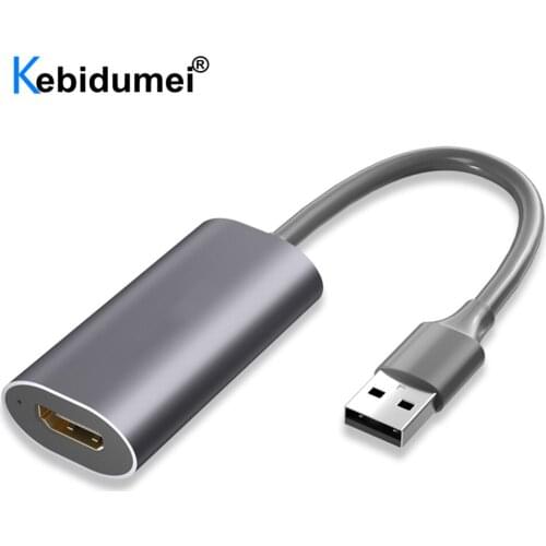 Video Capture Card HDMI-compatible To USB 2.0 Recorder HD 1 Way 1080P Mini Acquisition Card Converter for Computer For Wii XBox