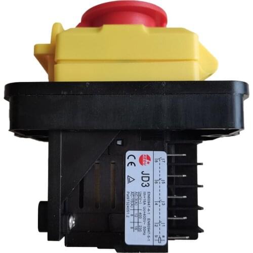 KEDU KJD11 Electromagnetic Switch Emergency Stop Pushbutton Switches for Industrial Machine Tool Equipment JD3 Relay 4NO 5NO CE