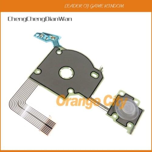 2PCS High quality Replacement Repair Part Original Left L Key Button Flex Ribbon Cable with rubber for PSP 3000 PSP3000