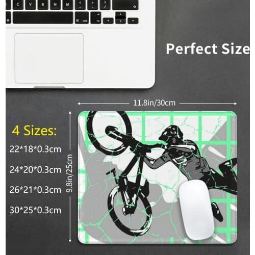 Mountain Bike-Dirt Bike Rider-Mtb Mouse Pad DIY Print Road Bike Mountain Bike Biker Ride