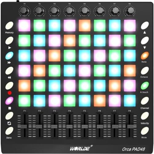 MIDI Controller Keyboard piano Drum 48 keys Portable Pads for DJ with USB Cable