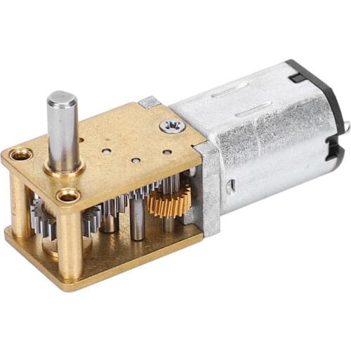 Mini Micro Reduction Motor Metal Gear Motor Worm Reducer N20 DC12V Reduction CW/CCW Micro Slow Motor