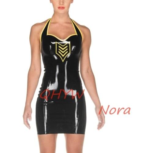 New Sexy women girl latex female Clubwear Promotion Costume Dress Fetish sexy lingerie for women danganronpa cosplay