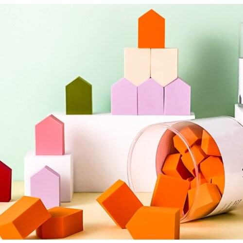 Pentagon Sponge Puff Foundation Concealer Cosmetic Powder Puff Wet and Dry Multifunctional Makeup Puff Sponge Cosmetic Tool