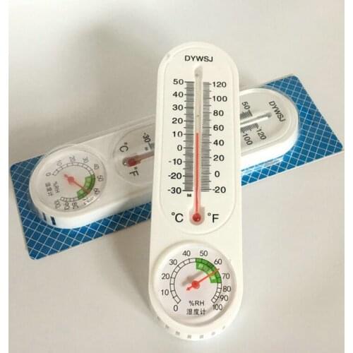 Weather Station Tester Measure Analog Household Thermometer Hygrometer Indoor Wall Hanging