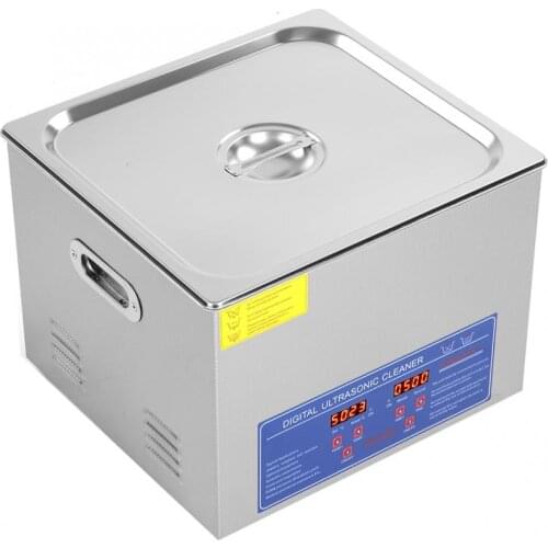 Ultrasonic Cleaner Industrial with 360w Ultrasonic Power Heated 15L Record Cleaner Machine