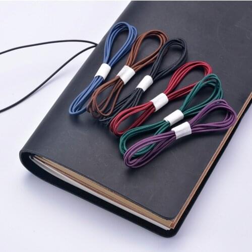 10 piece a set Repair Elastic Rubber Band For Leather Notebook Accessory Elastic String Bungee Cord 1 Meter Length