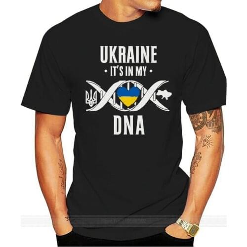 Shubuzhi summer Ukraine t-shirt ukrainian t-shirt Ukraine is on my DNA t-shirt ukrainian shirt o-neck shirt