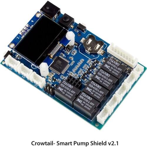 Elecrow Smart Pump Shield Board Electronic DIY Automatic Smart Plant Watering for Arduino Capacitive Soil Moisture Sensor