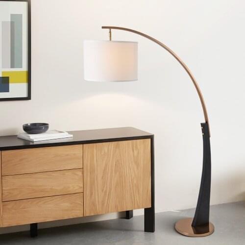 Modern minimalist new Chinese style old branches living room floor lamp personality creative model bedroom fishing lamp