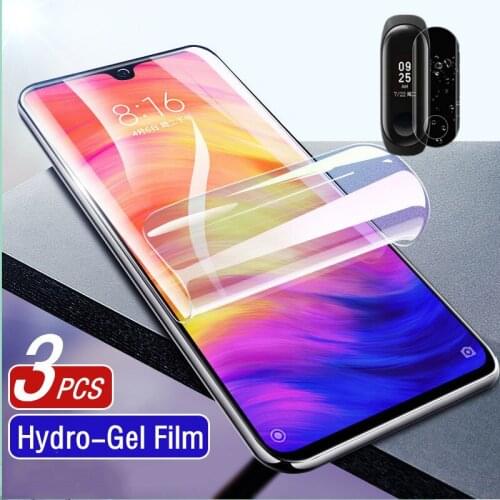 3Pcs Hydrogel Screen Protector Film For Xiaomi Black Shark 2 3 Pro Helo Mi Mix 2s Max 2 3 Soft Film for Mi Band 4 3 Not Glass